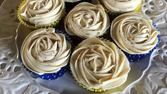 Coffee & Walnut Cupcakes with Gullane Glögg Butter Icing recipe