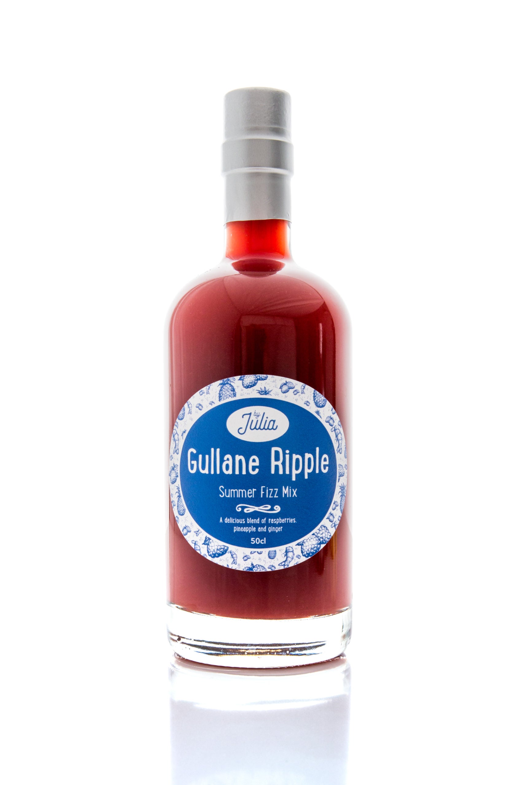 Bottle of Gullane Ripple Summer Fizz Mix on white background
